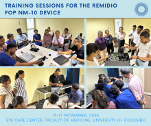 Training of trainers and students on AI-supported digital retinal imaging